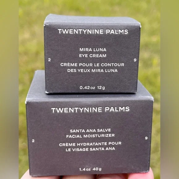 NWT Twentynine Palms Skincare Bundle. Mira Luna Eye Cream & Facial Moisturizer